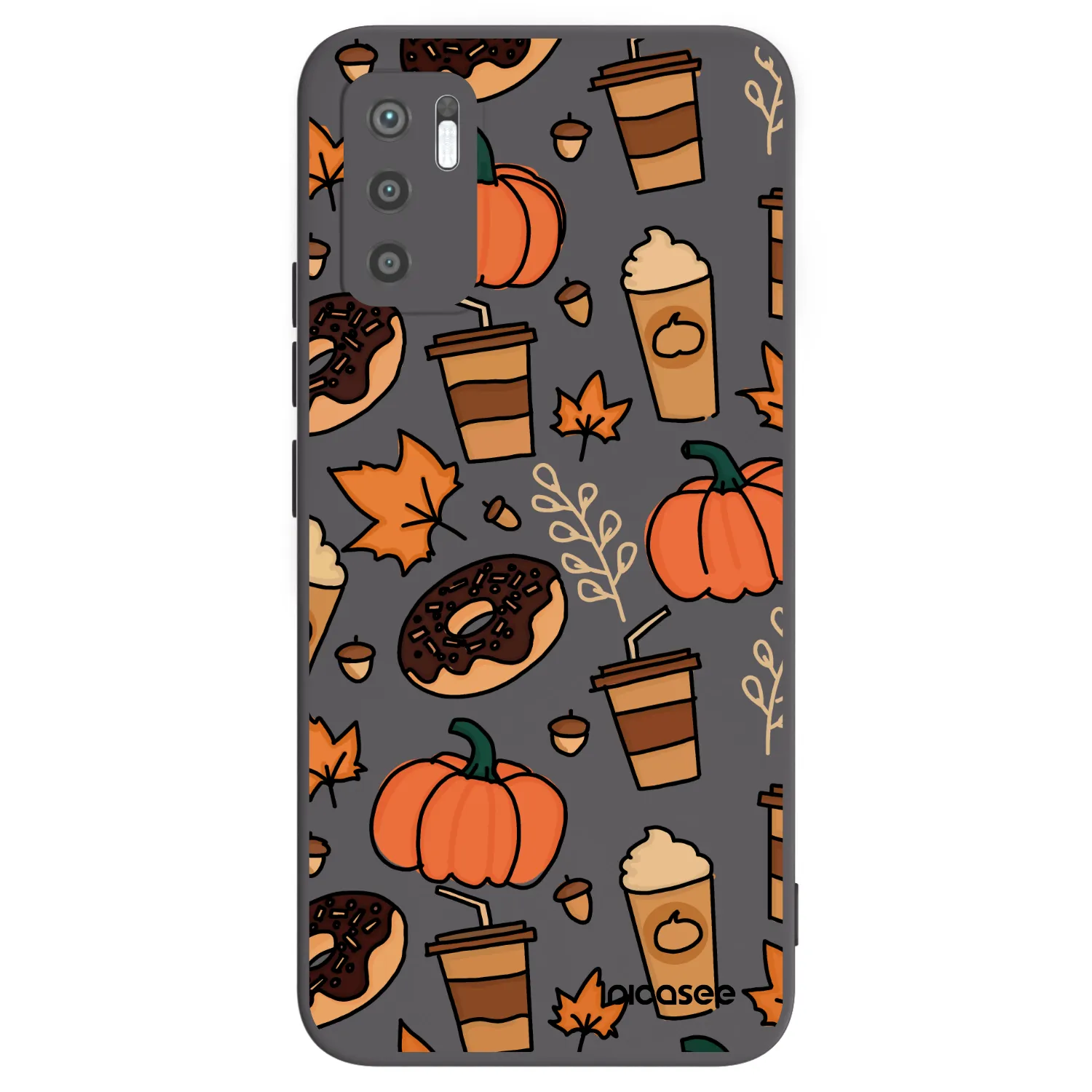 Picasee Xiaomi Redmi Note 10 5G Hülle - Schwarzes Silikon - Fallovers