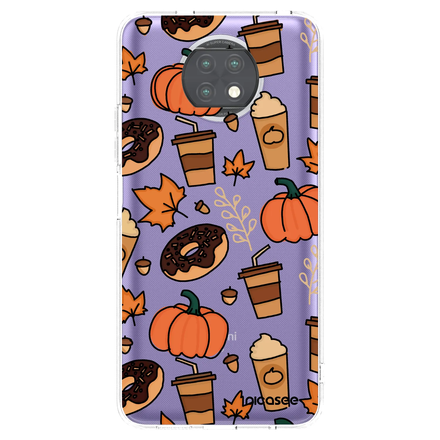 Picasee Xiaomi Redmi Note 9T Hülle - Transparentes Silikon - Fallovers