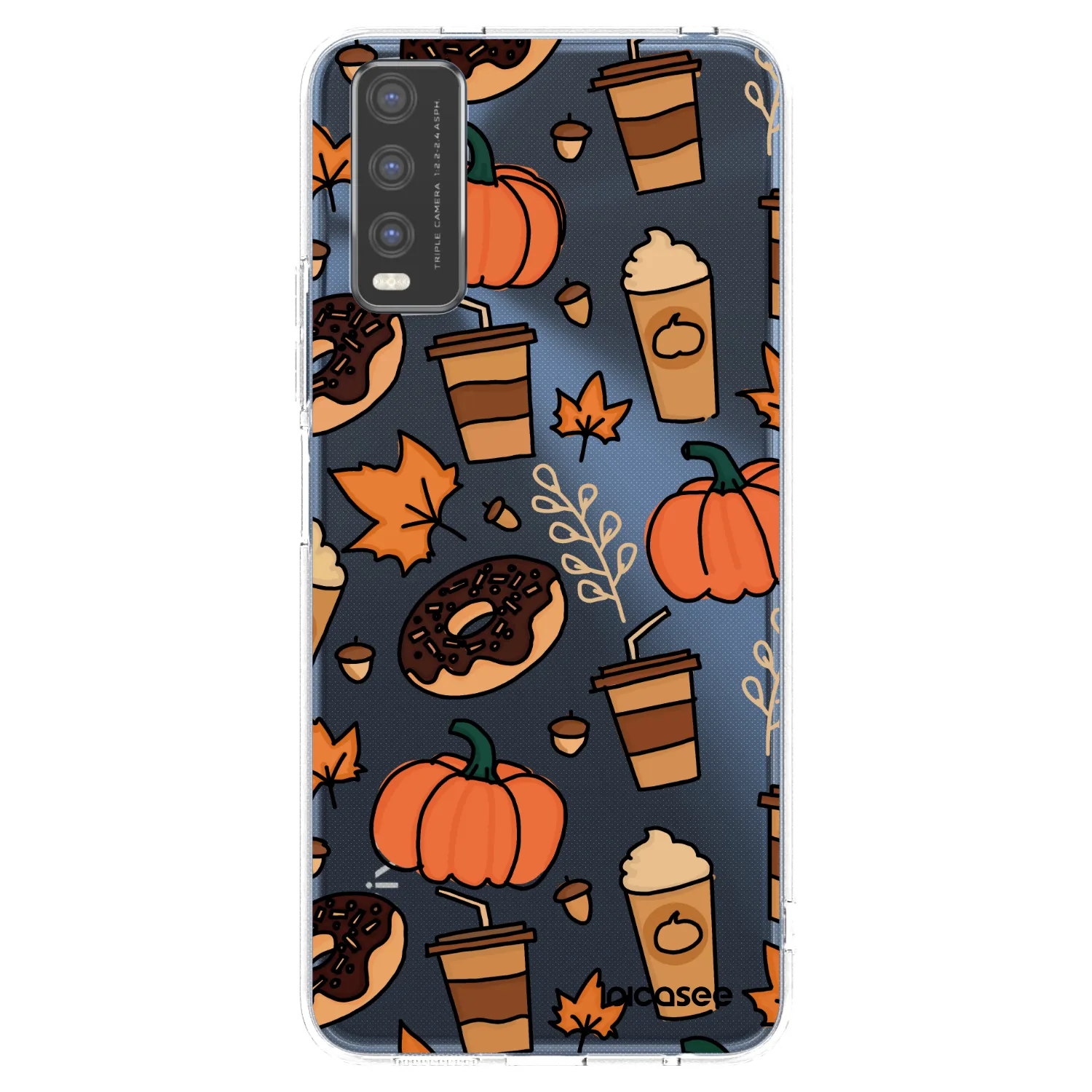 Picasee Vivo Y20s Hülle - Transparentes Silikon - Fallovers