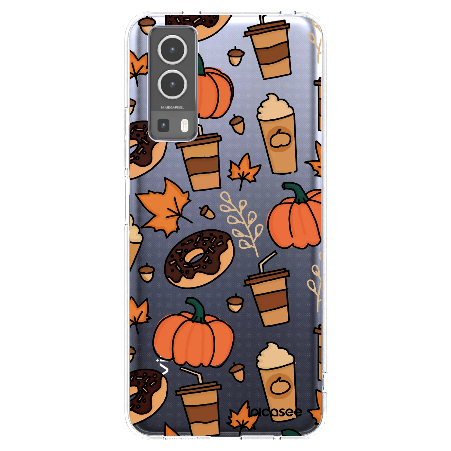 Picasee Vivo Y72 5G Hülle - Transparentes Silikon - Fallovers