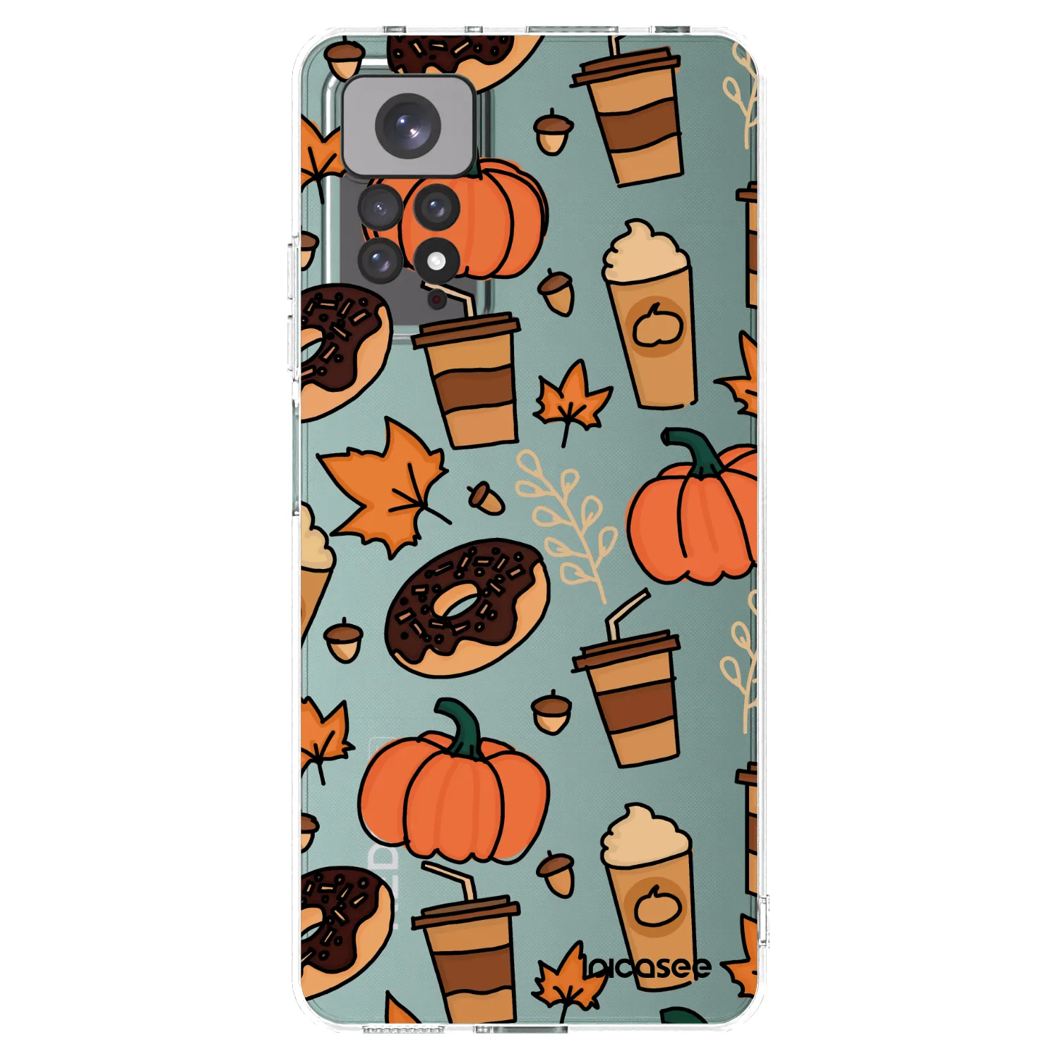 Picasee Xiaomi Redmi Note 11 Hülle - Transparentes Silikon - Fallovers