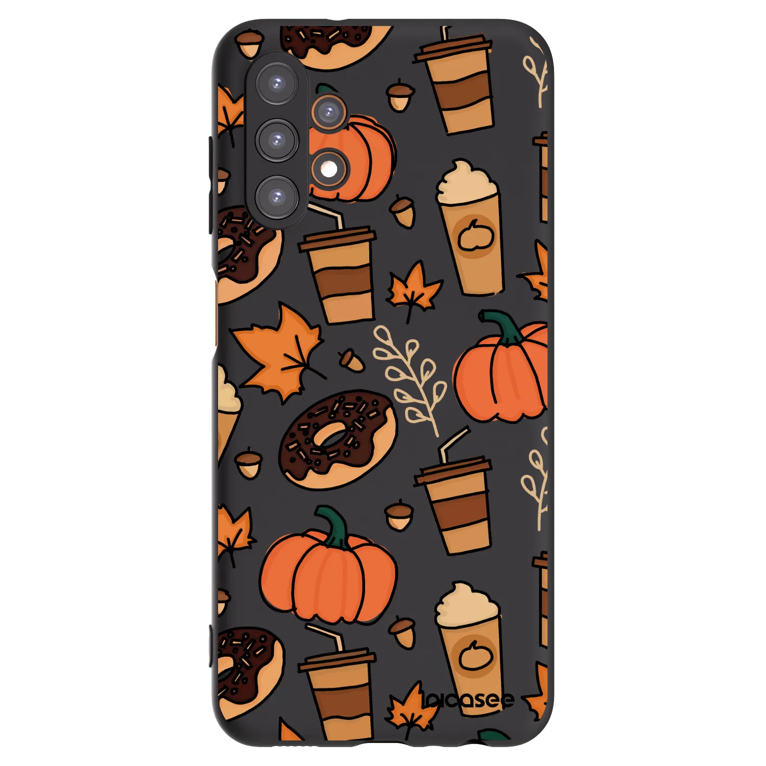 Picasee Samsung Galaxy A13 4G A135 Hülle - Schwarzes Silikon - Fallovers