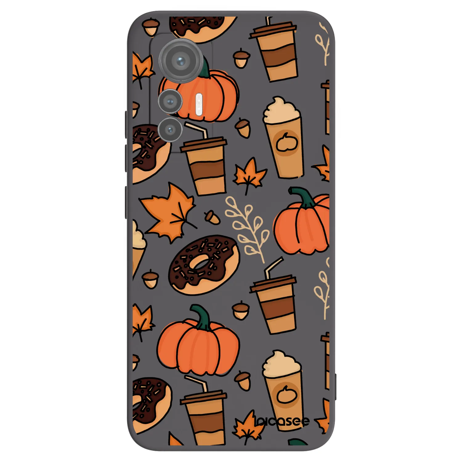 Picasee Xiaomi 12 Lite Hülle - Schwarzes Silikon - Fallovers