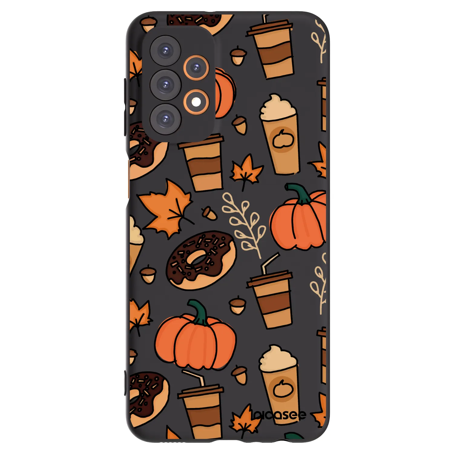 Picasee Samsung Galaxy A23 A235F 4G Hülle - Schwarzes Silikon - Fallovers