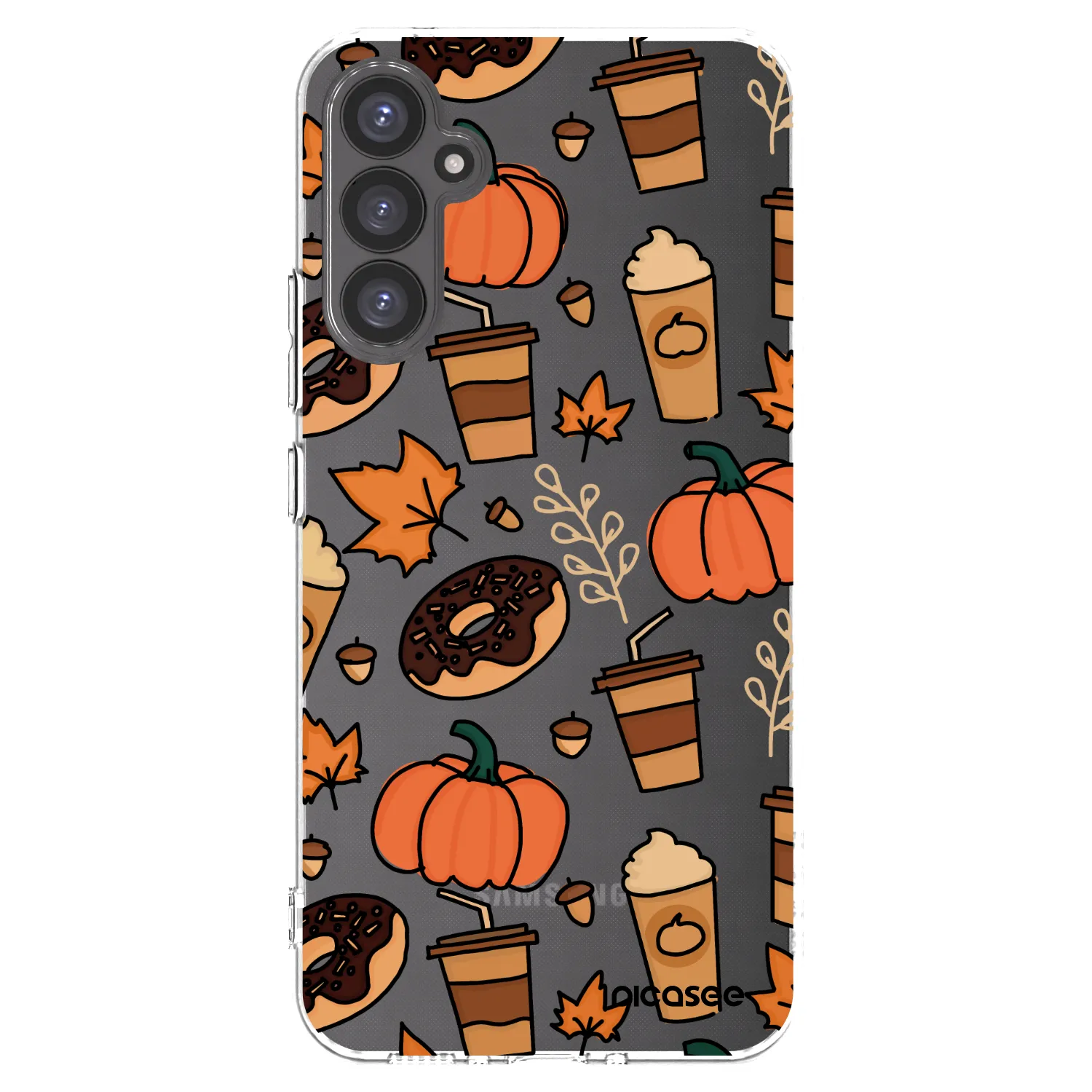 Picasee Samsung Galaxy A34 5G A346B Hülle - Transparentes Silikon - Fallovers