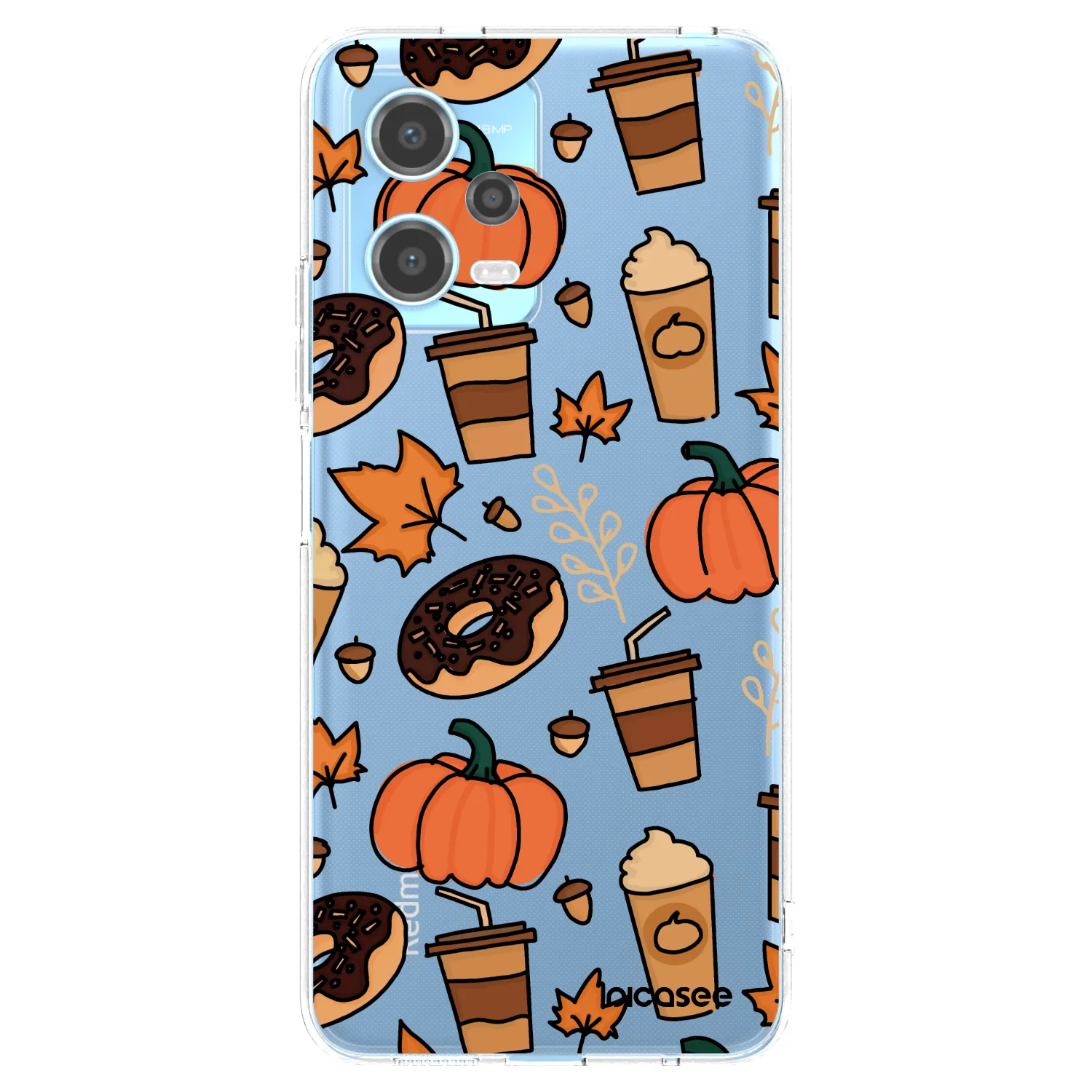 Picasee Xiaomi Redmi Note 12 5G Hülle - Transparentes Silikon - Fallovers