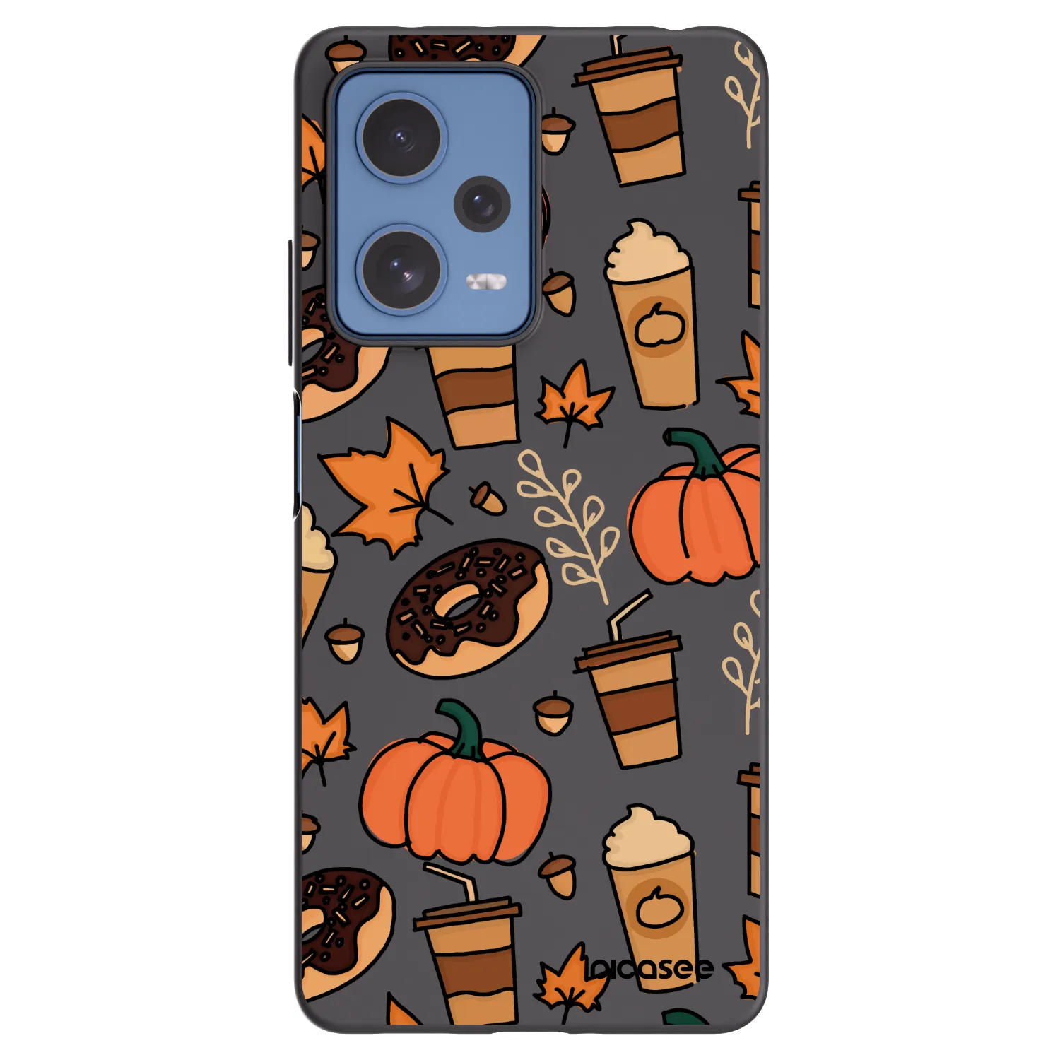 Picasee Xiaomi Redmi Note 12 Pro 5G Hülle - Schwarzes Silikon - Fallovers
