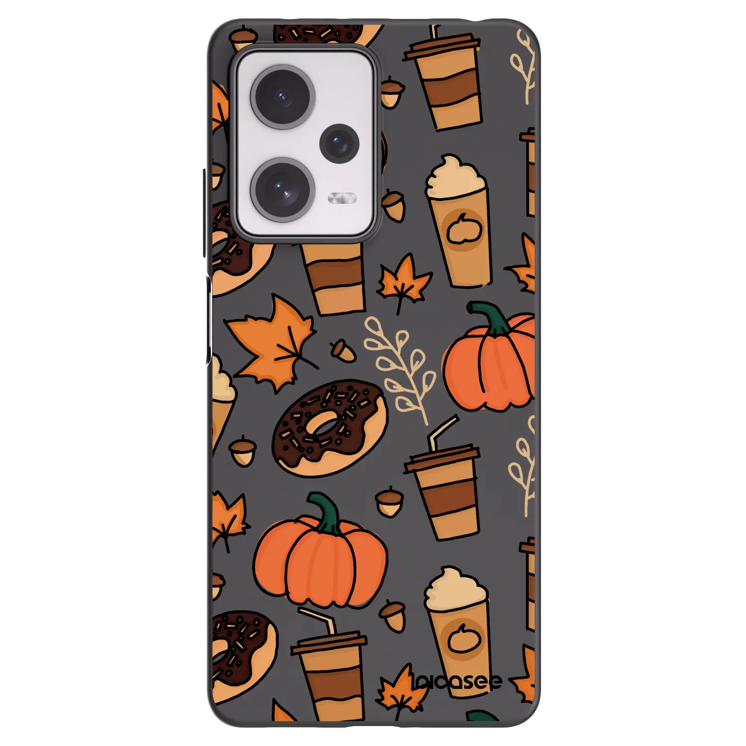 Picasee Xiaomi Redmi Note 12 Pro+ 5G Hülle - Schwarzes Silikon - Fallovers