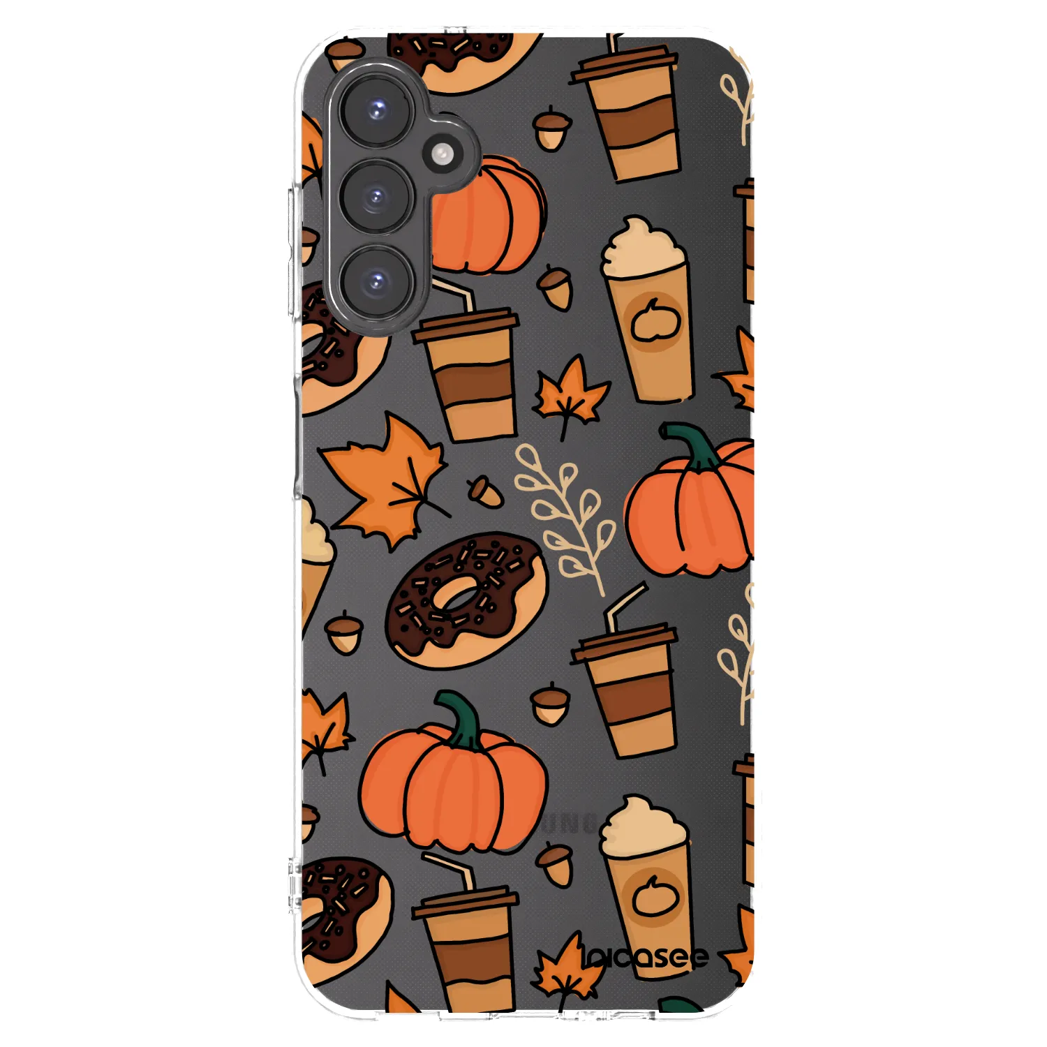Picasee Samsung Galaxy A14 5G A146P Hülle - Transparentes Silikon - Fallovers