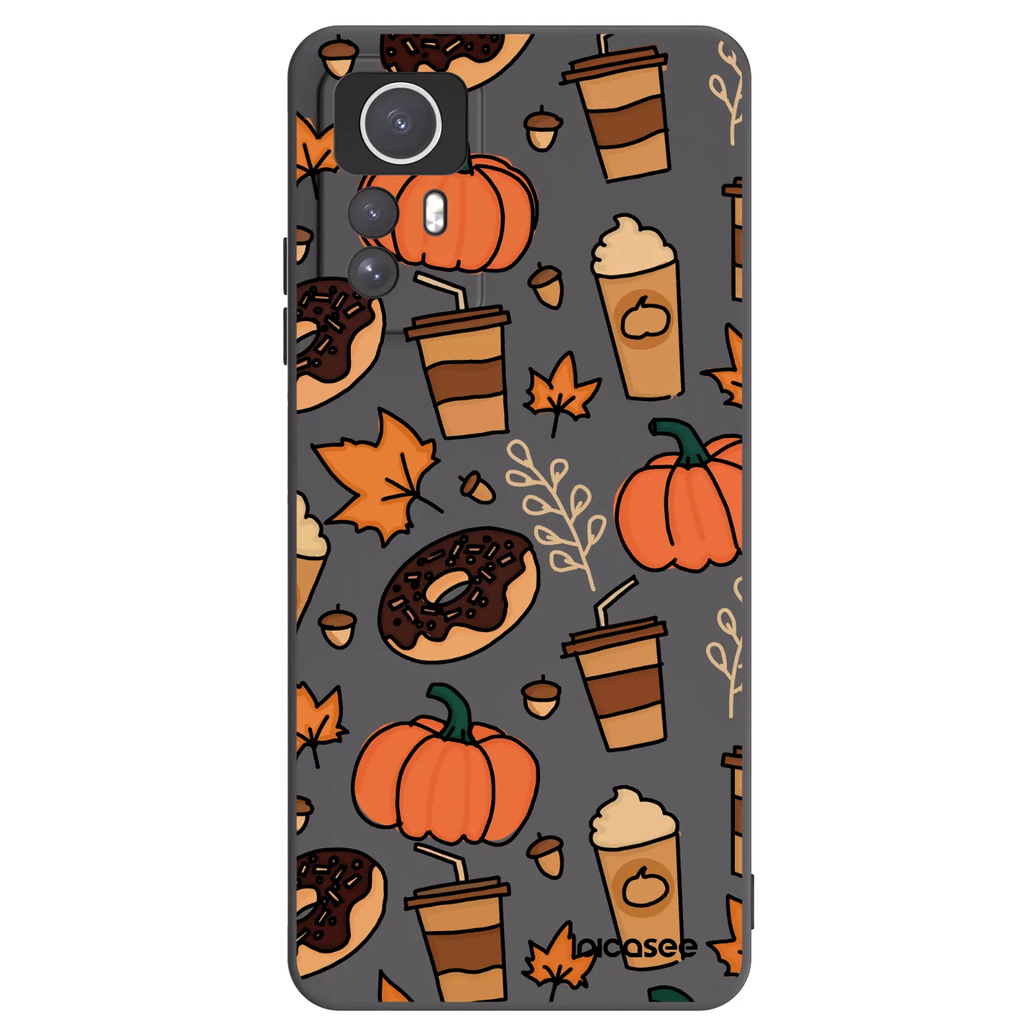 Picasee Xiaomi Redmi Note 12S Hülle - Schwarzes Silikon - Fallovers