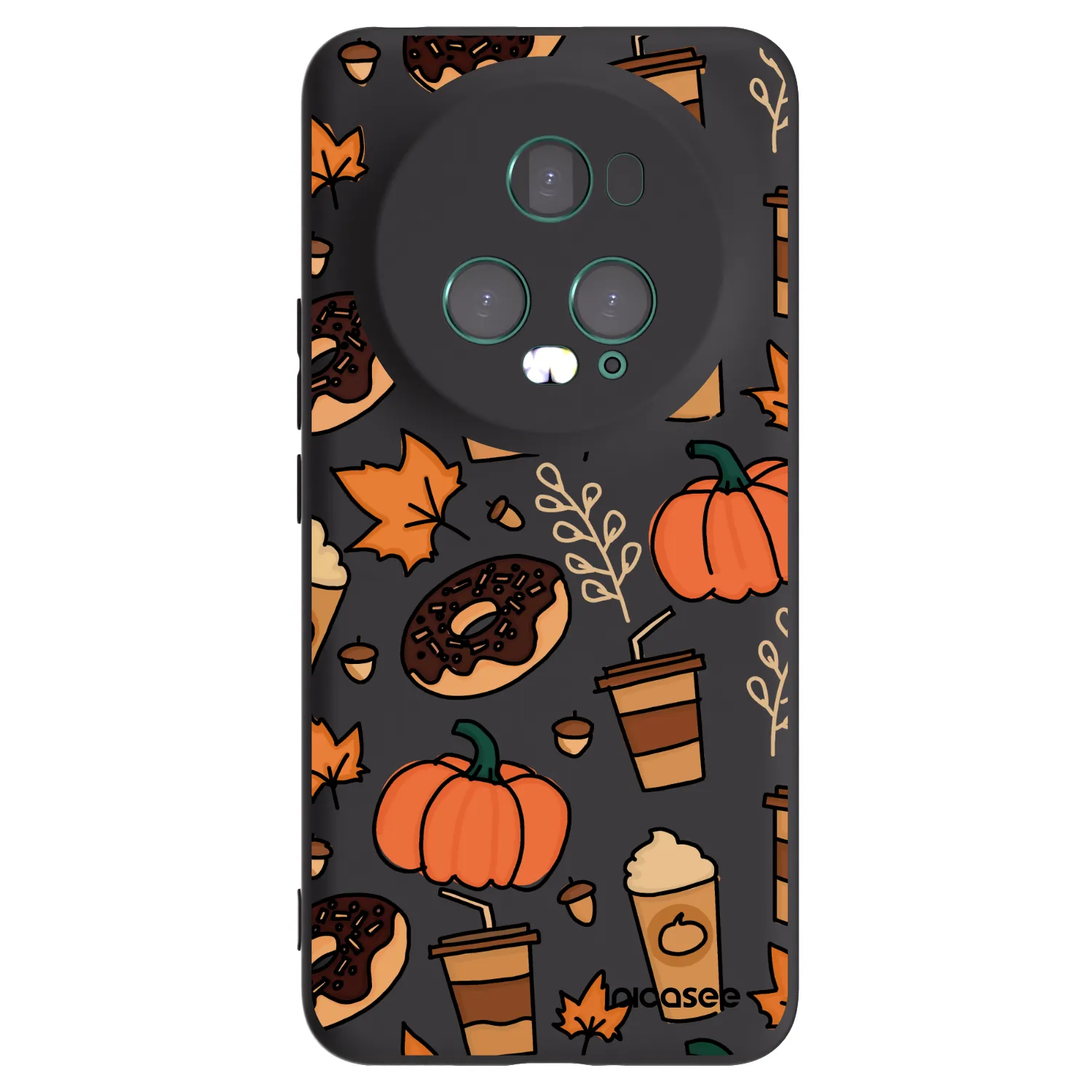 Picasee Honor Magic5 Pro Hülle - Schwarzes Silikon - Fallovers