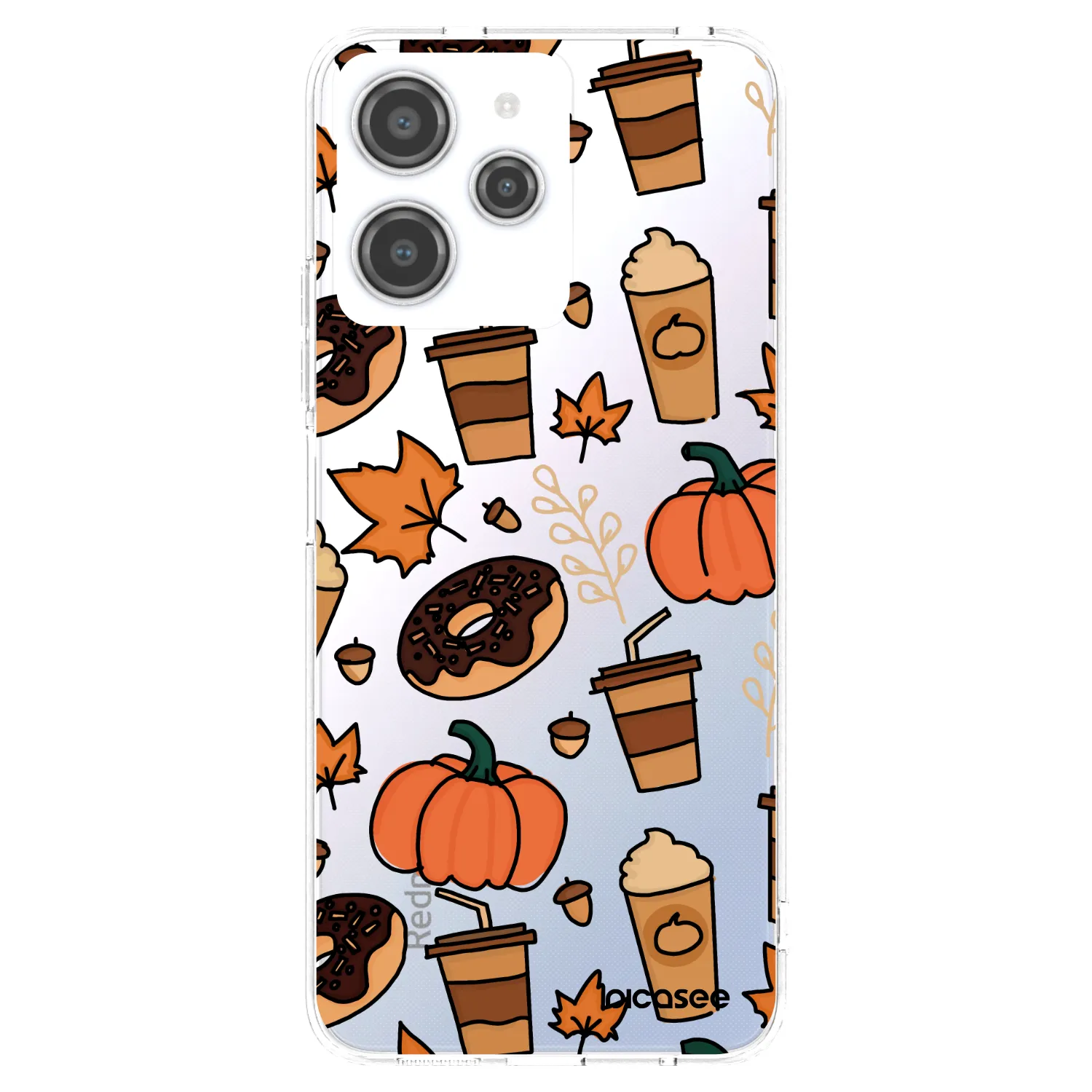 Picasee Xiaomi Redmi 12 4G Hülle - Transparentes Silikon - Fallovers