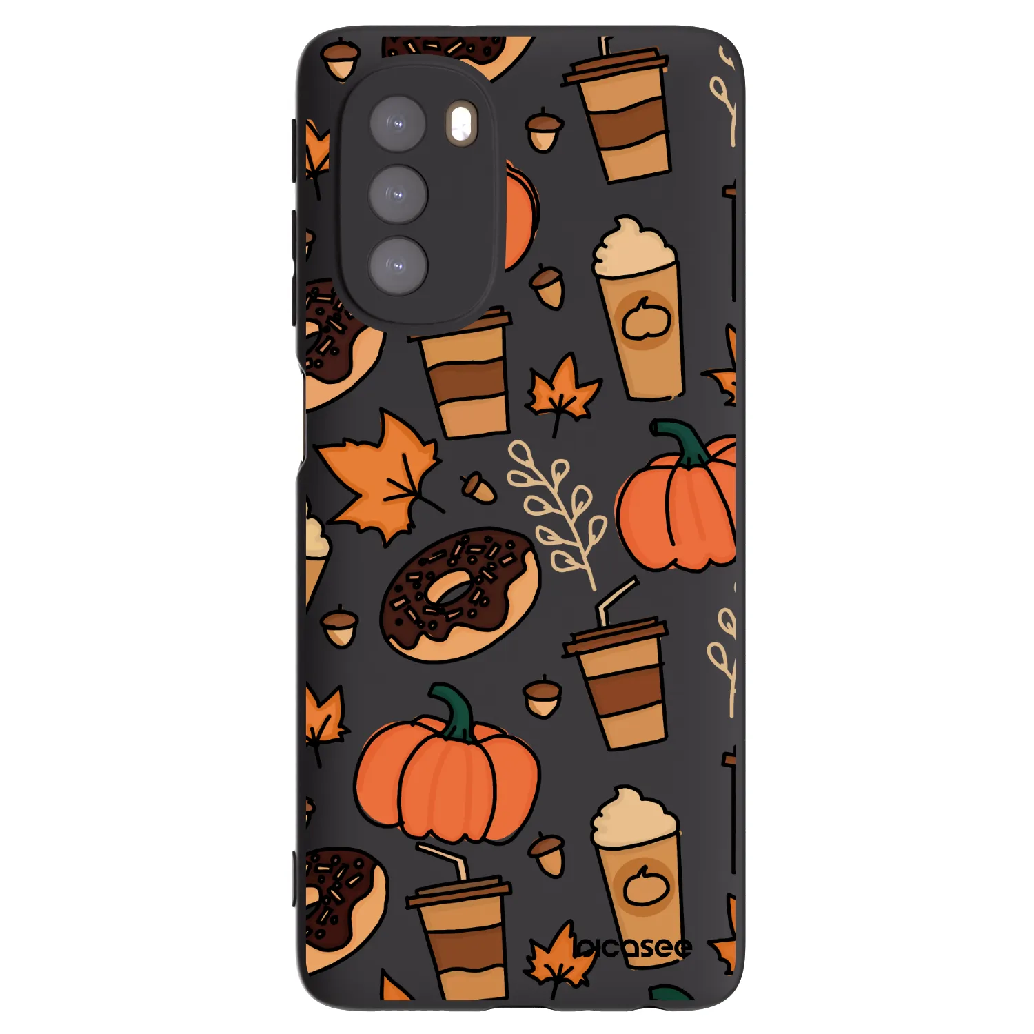Picasee Motorola Moto G51 Hülle - Schwarzes Silikon - Fallovers