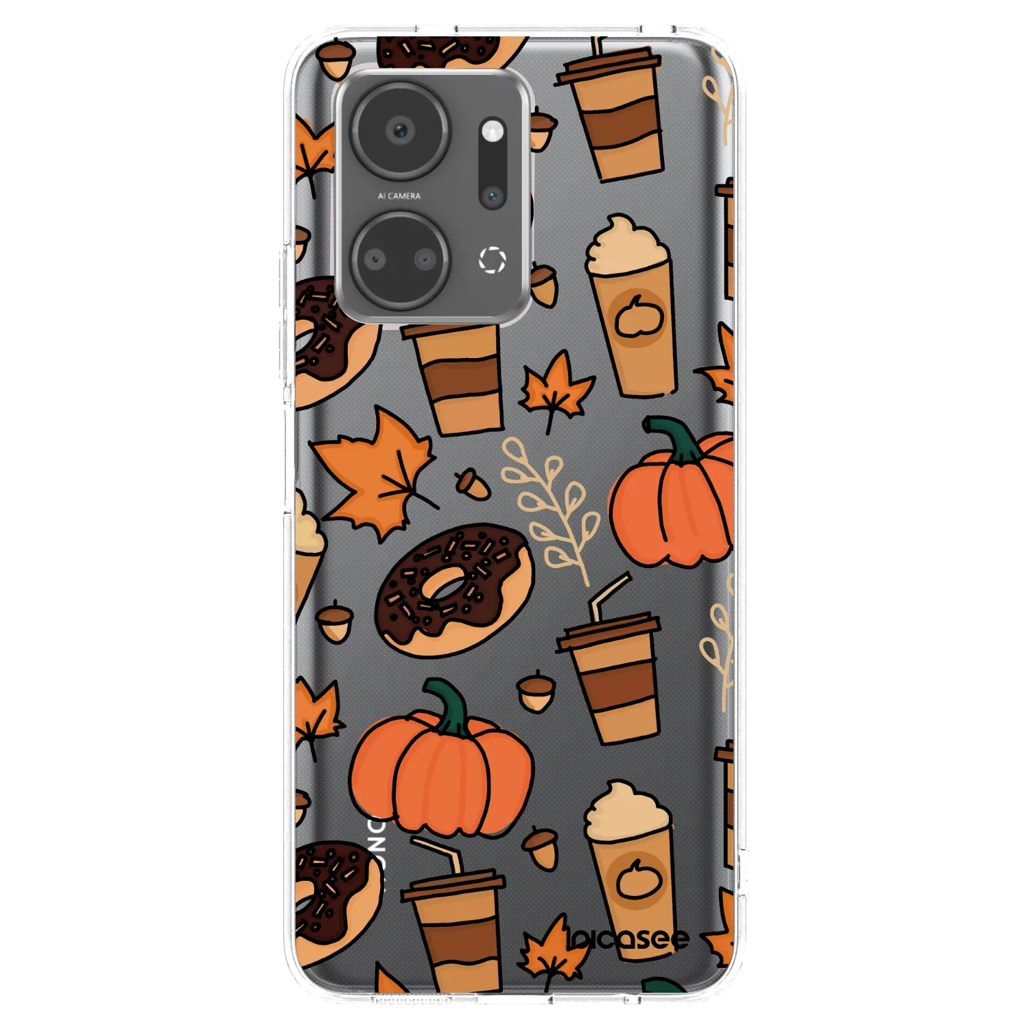 Picasee Honor X7a Hülle - Transparentes Silikon - Fallovers