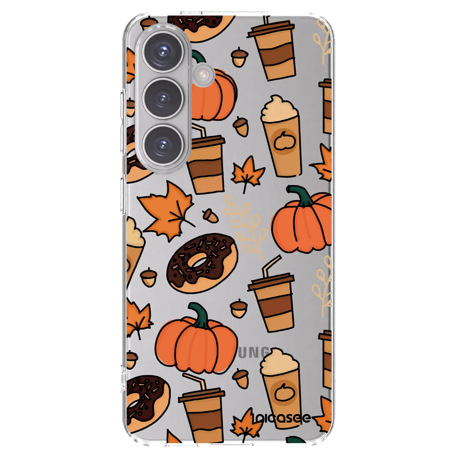 Picasee Samsung Galaxy S24 S921B 5G Hülle - Transparentes Silikon - Fallovers