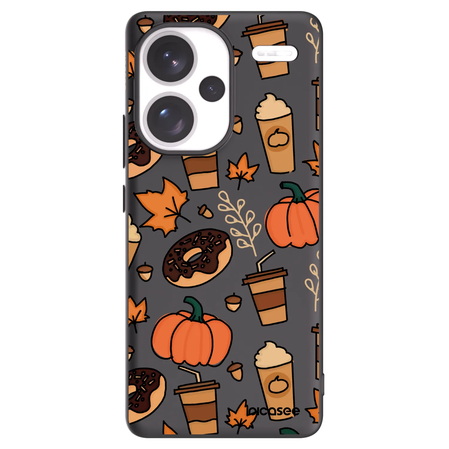 Picasee Xiaomi Redmi Note 13 Pro+ 5G Hülle - Schwarzes Silikon - Fallovers