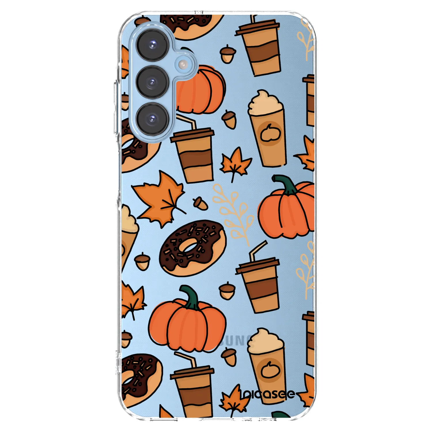 Picasee Samsung Galaxy A15 A156B 5G Hülle - Transparentes Silikon - Fallovers
