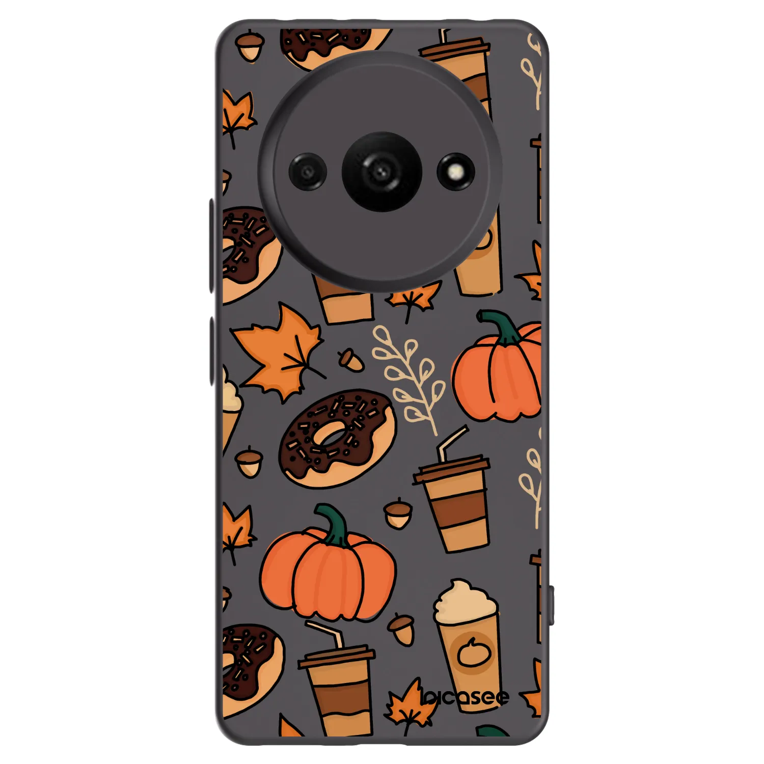Picasee Xiaomi Redmi A3 Hülle - Schwarzes Silikon - Fallovers