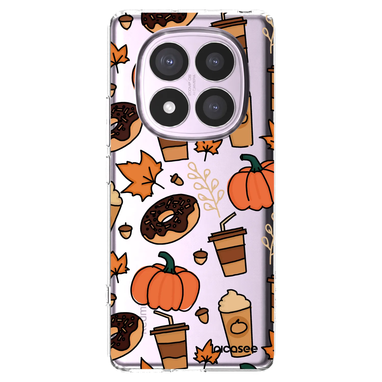 Picasee Xiaomi Redmi Note 14 Pro 5G Hülle - Transparentes Silikon - Fallovers