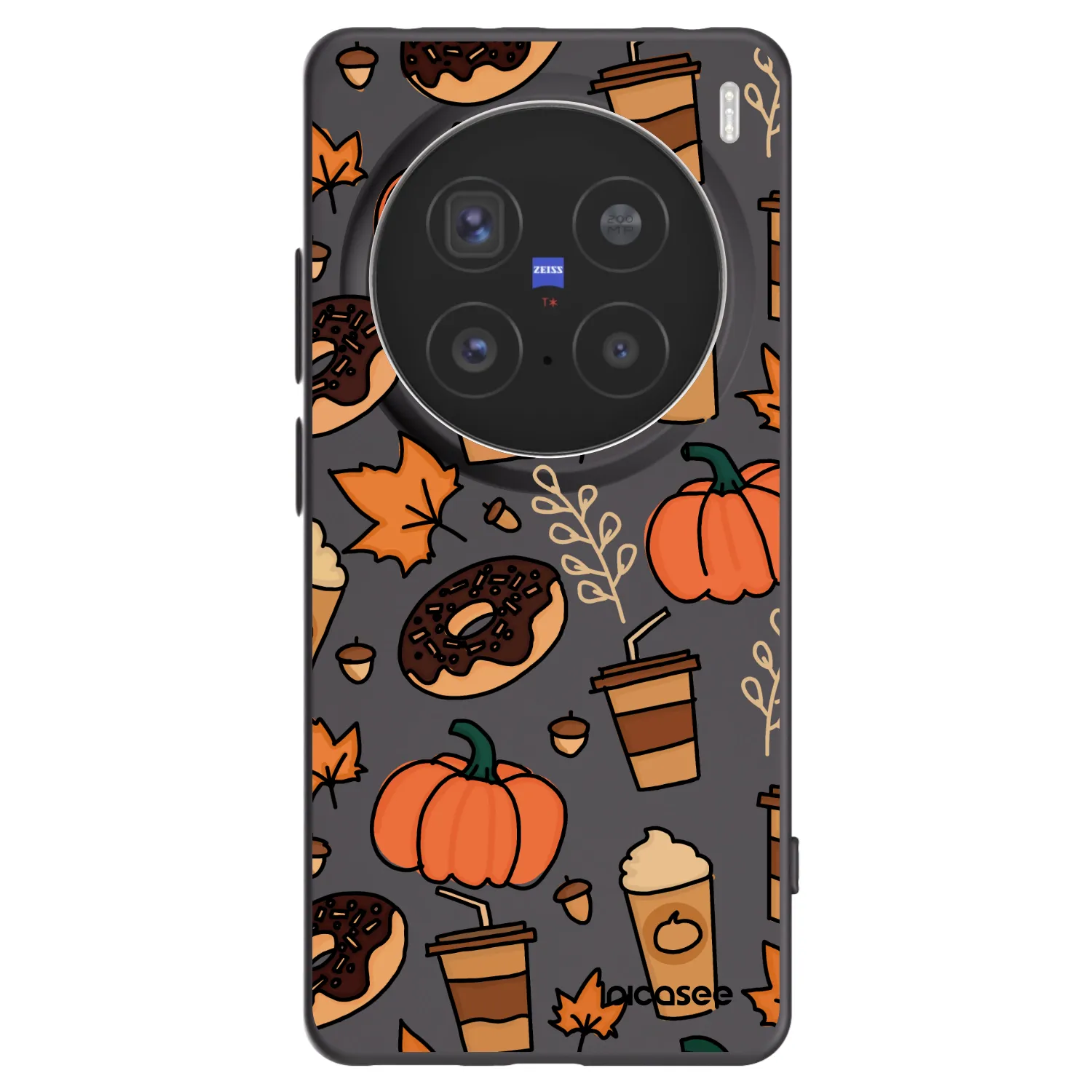 Picasee Vivo X200 Pro Hülle - Schwarzes Silikon - Fallovers