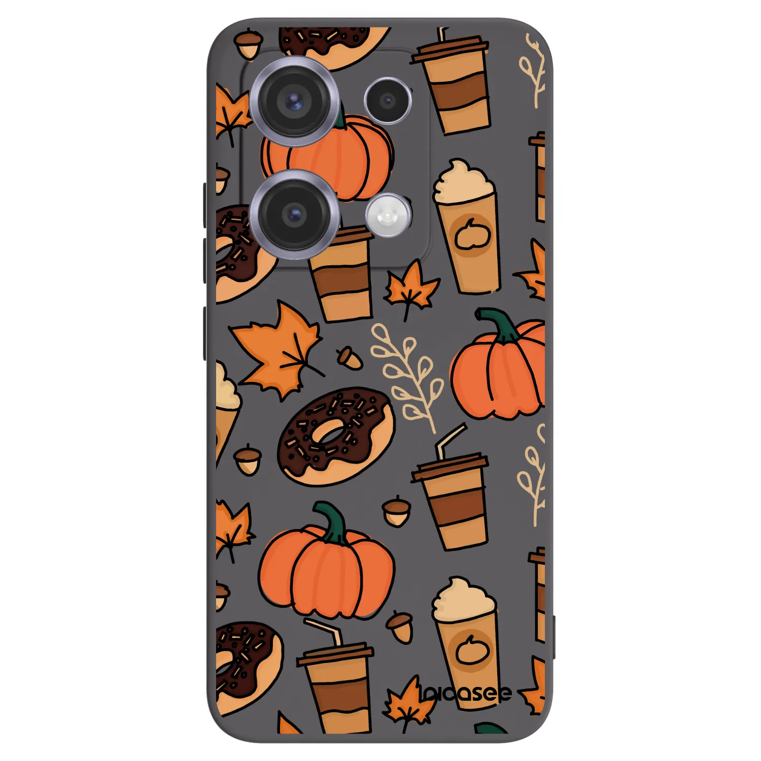 Picasee Xiaomi Redmi Note 14S Hülle - Schwarzes Silikon - Fallovers