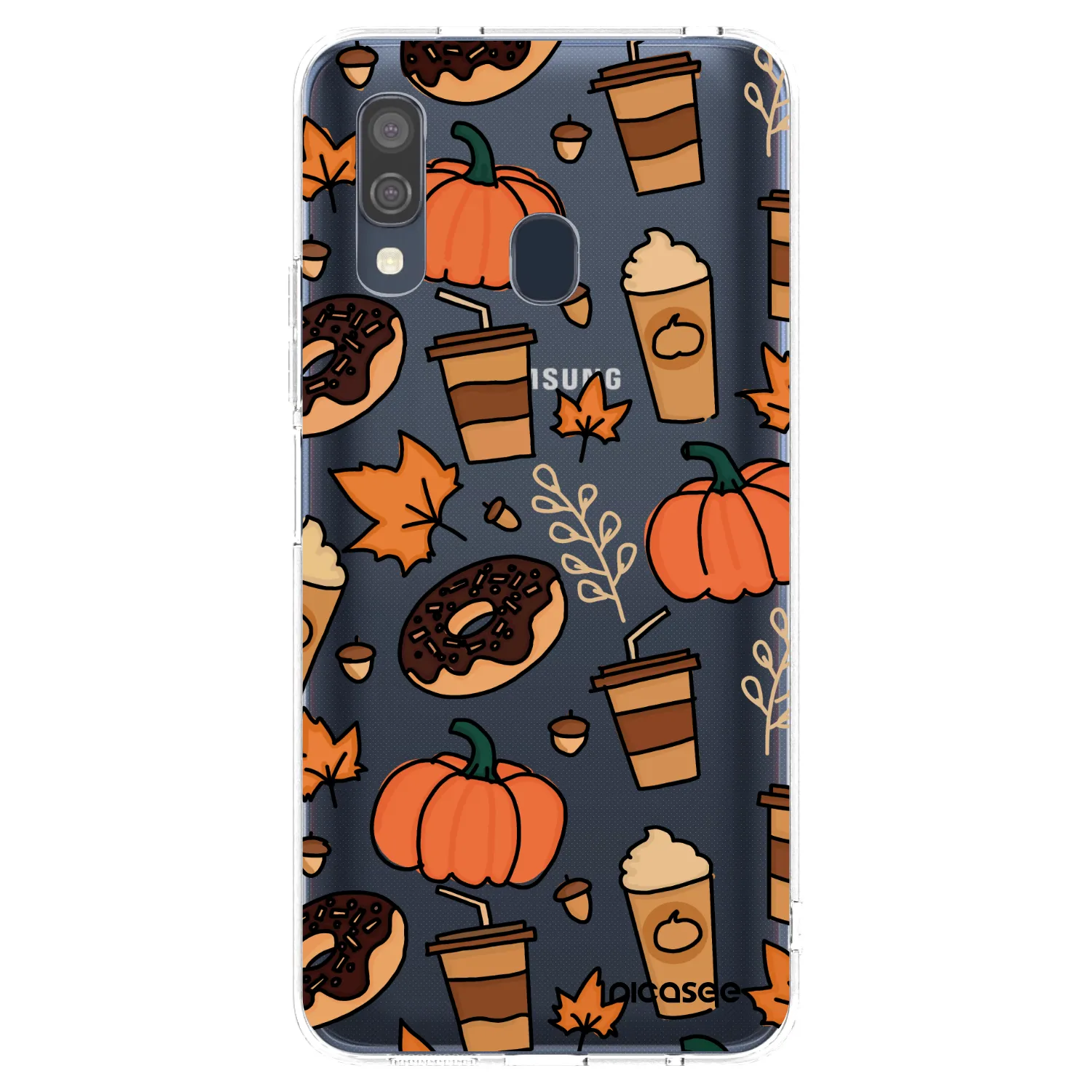 Picasee Samsung Galaxy A40 A405F Hülle - Transparentes Silikon - Fallovers