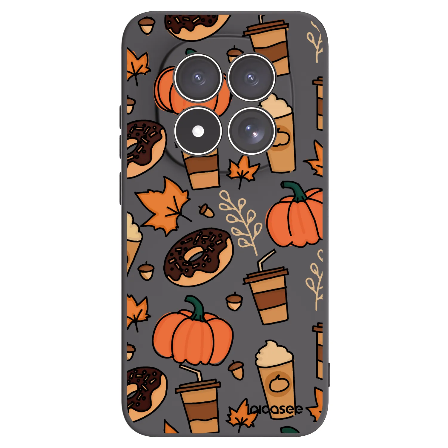 Picasee Xiaomi Redmi Note 15 Pro 4G Hülle - Schwarzes Silikon - Fallovers
