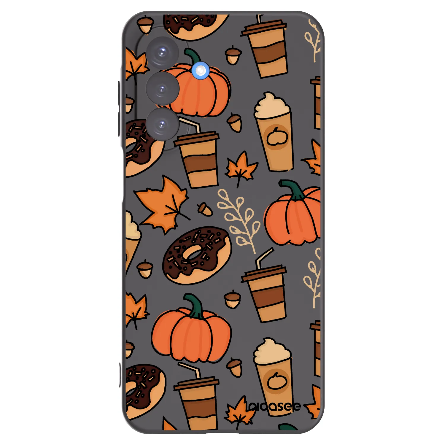 Picasee Samsung Galaxy A17 5G Hülle - Schwarzes Silikon - Fallovers