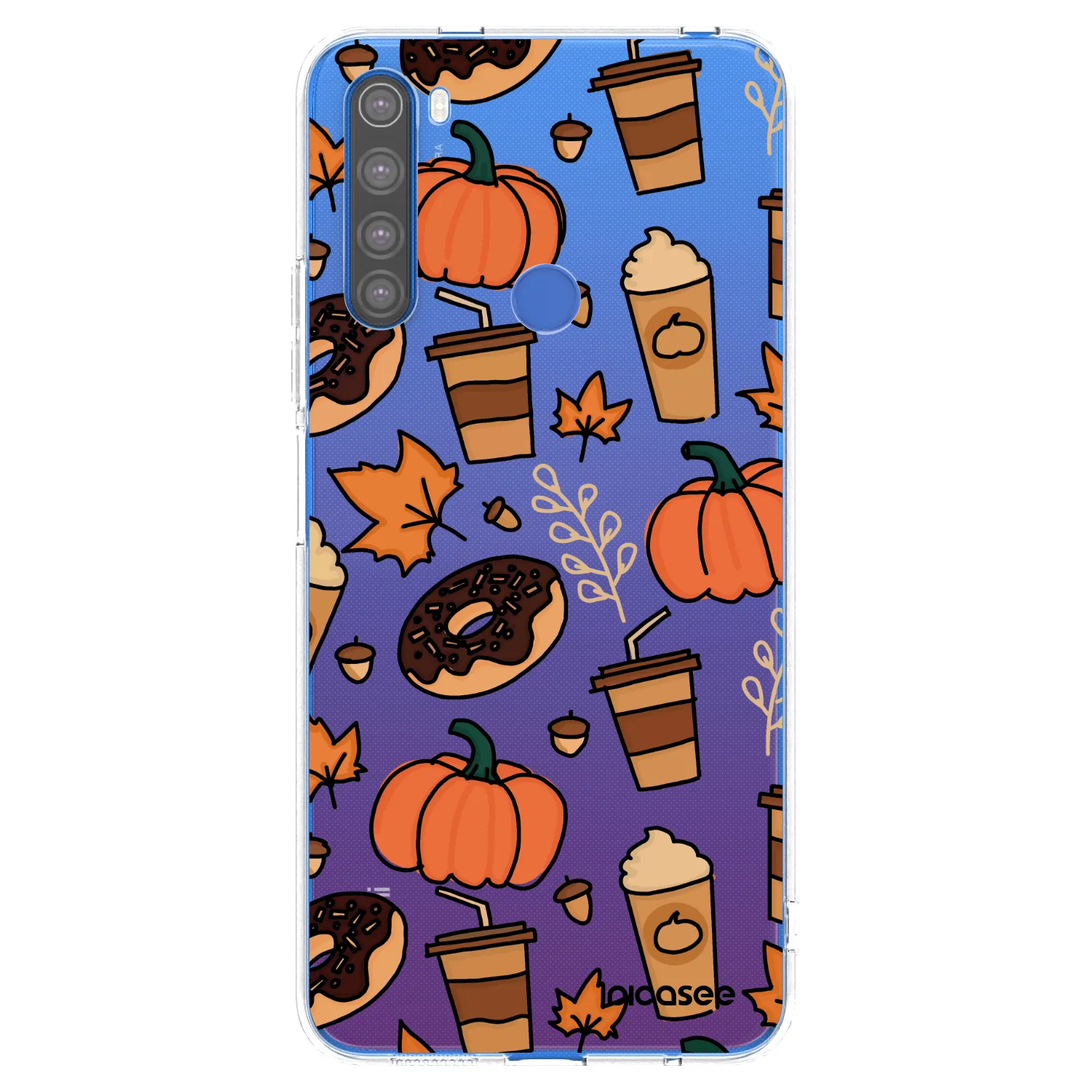 Picasee Xiaomi Redmi Note 8T Hülle - Transparentes Silikon - Fallovers
