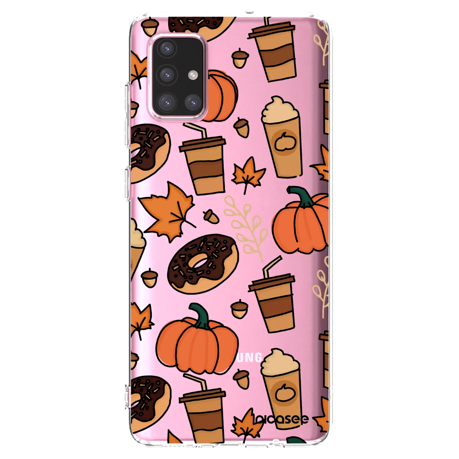 Picasee Samsung Galaxy A71 A715F Hülle - Transparentes Silikon - Fallovers