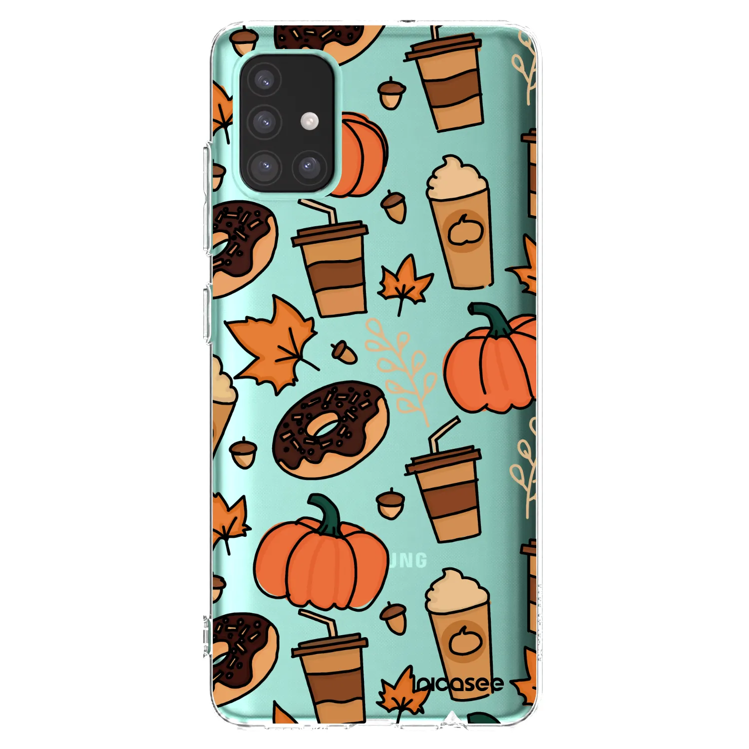 Picasee Samsung Galaxy A51 A515F Hülle - Transparentes Silikon - Fallovers