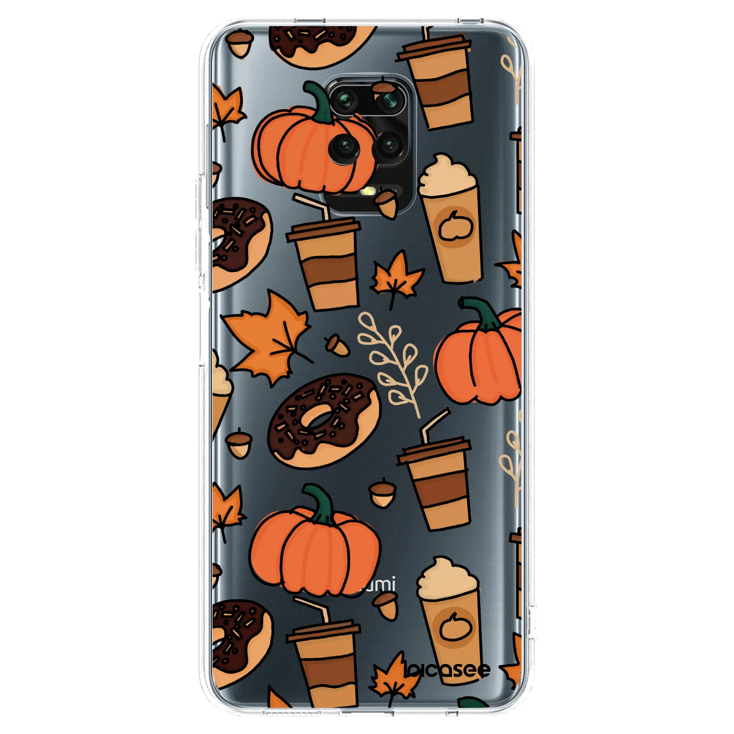 Picasee Xiaomi Redmi Note 9S Hülle - Transparentes Silikon - Fallovers