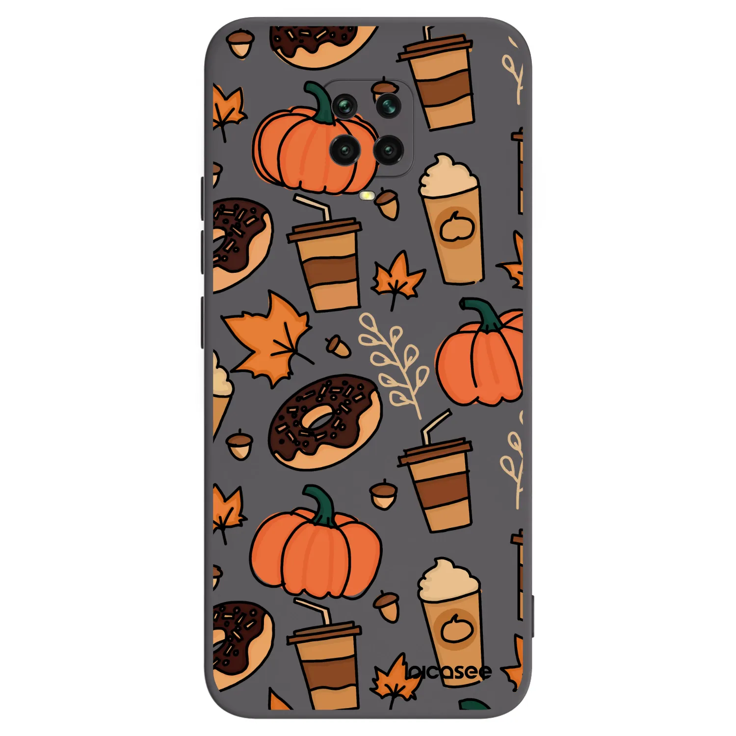 Picasee Xiaomi Redmi Note 9S Hülle - Schwarzes Silikon - Fallovers