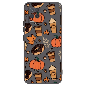 Picasee Realme 8 5G Hülle - Schwarzes Silikon - Fallovers