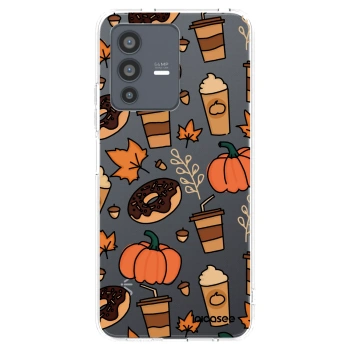 Picasee Vivo V23 5G Hülle - Transparentes Silikon - Fallovers