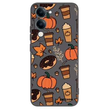 Picasee Vivo Y29s 5G Hülle - Schwarzes Silikon - Fallovers