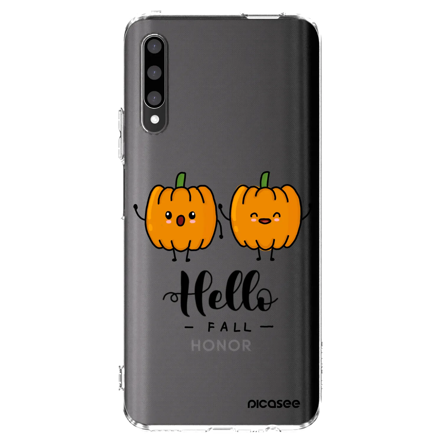 Picasee Honor 9X Pro Hülle - Transparentes Silikon - Hallo Fall