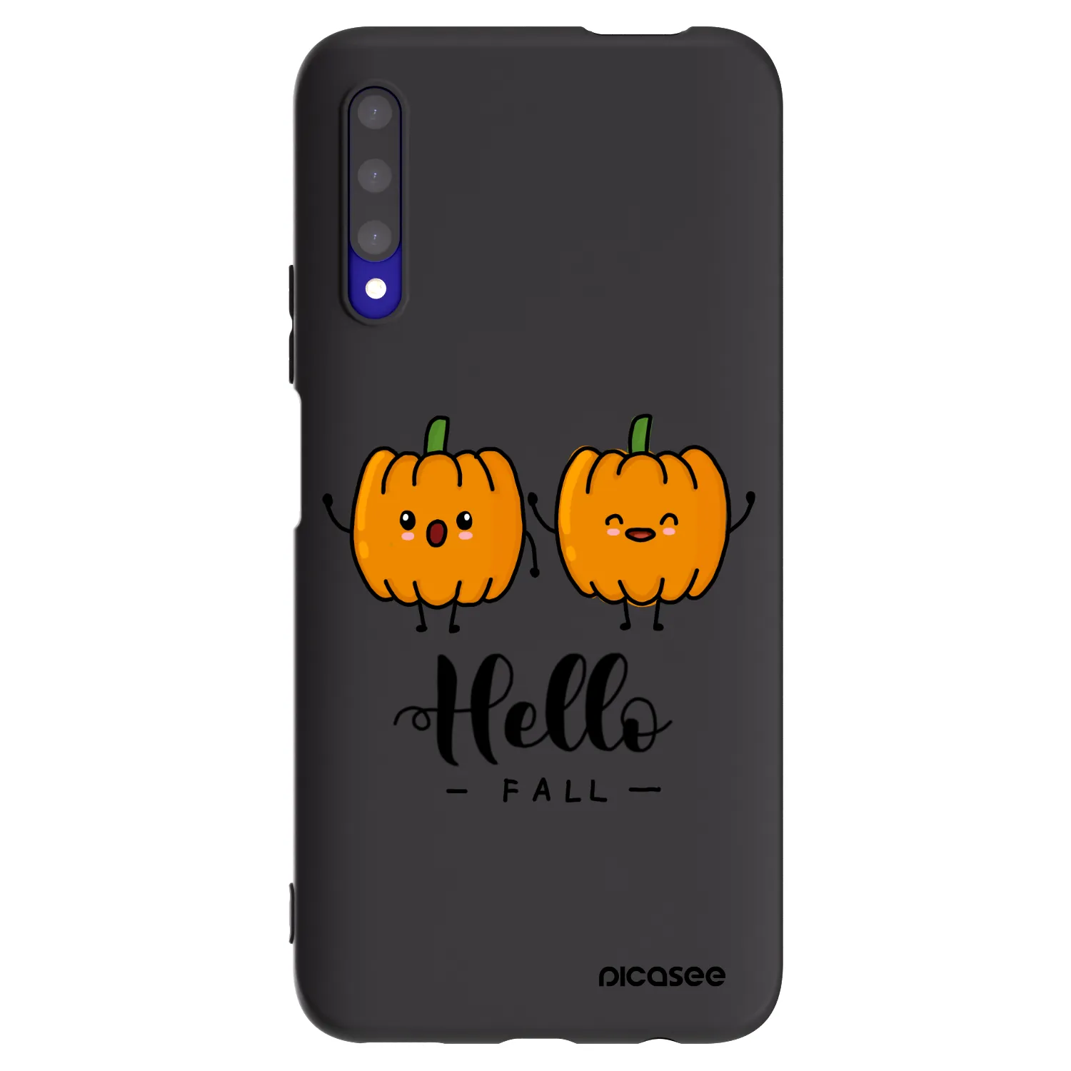 Picasee Honor 9X Pro Hülle - Schwarzes Silikon - Hallo Fall
