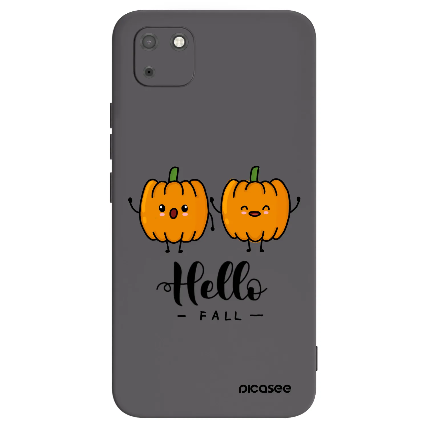 Picasee Huawei Y5P Hülle - Schwarzes Silikon - Hallo Fall