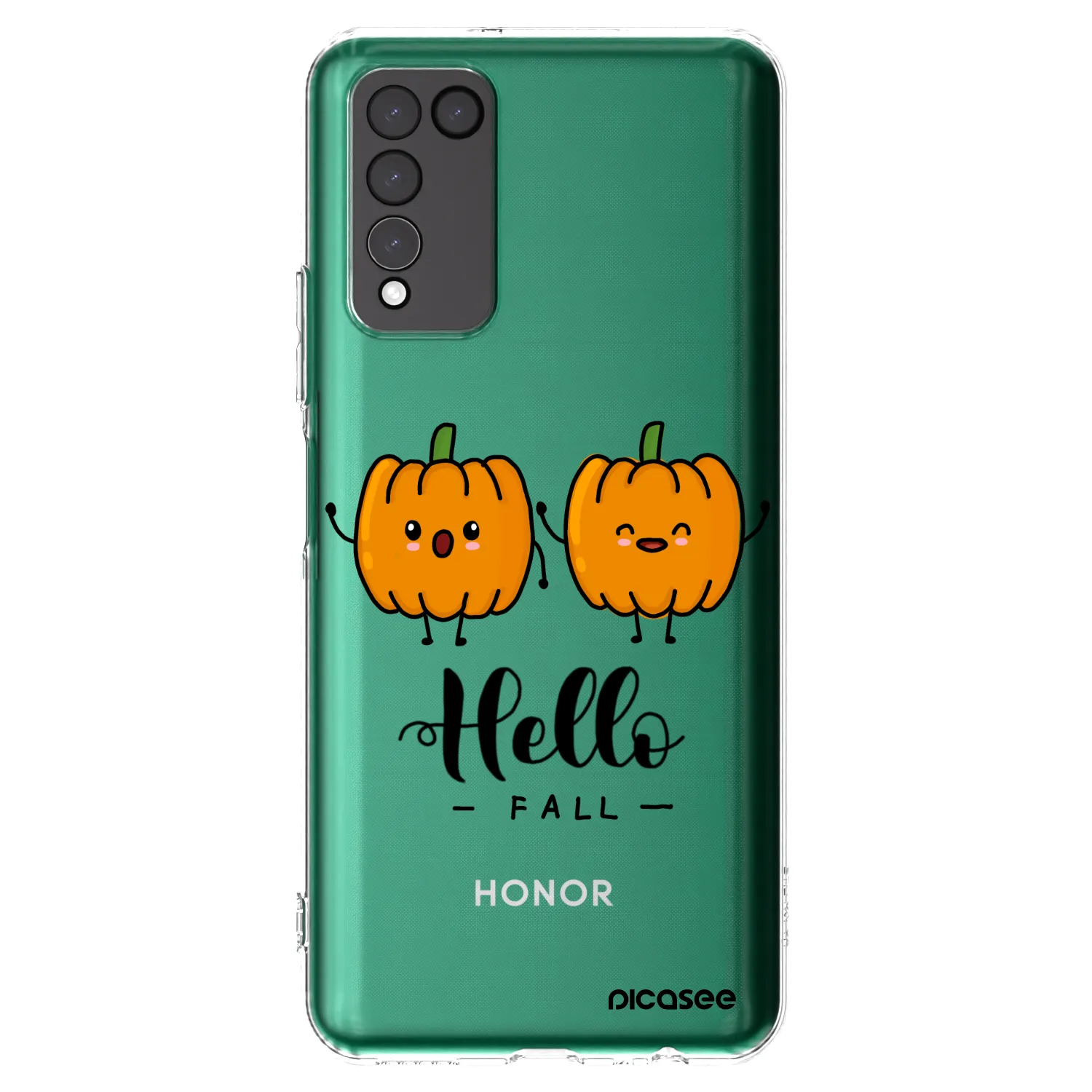 Picasee Honor 10X Lite Hülle - Transparentes Silikon - Hallo Fall