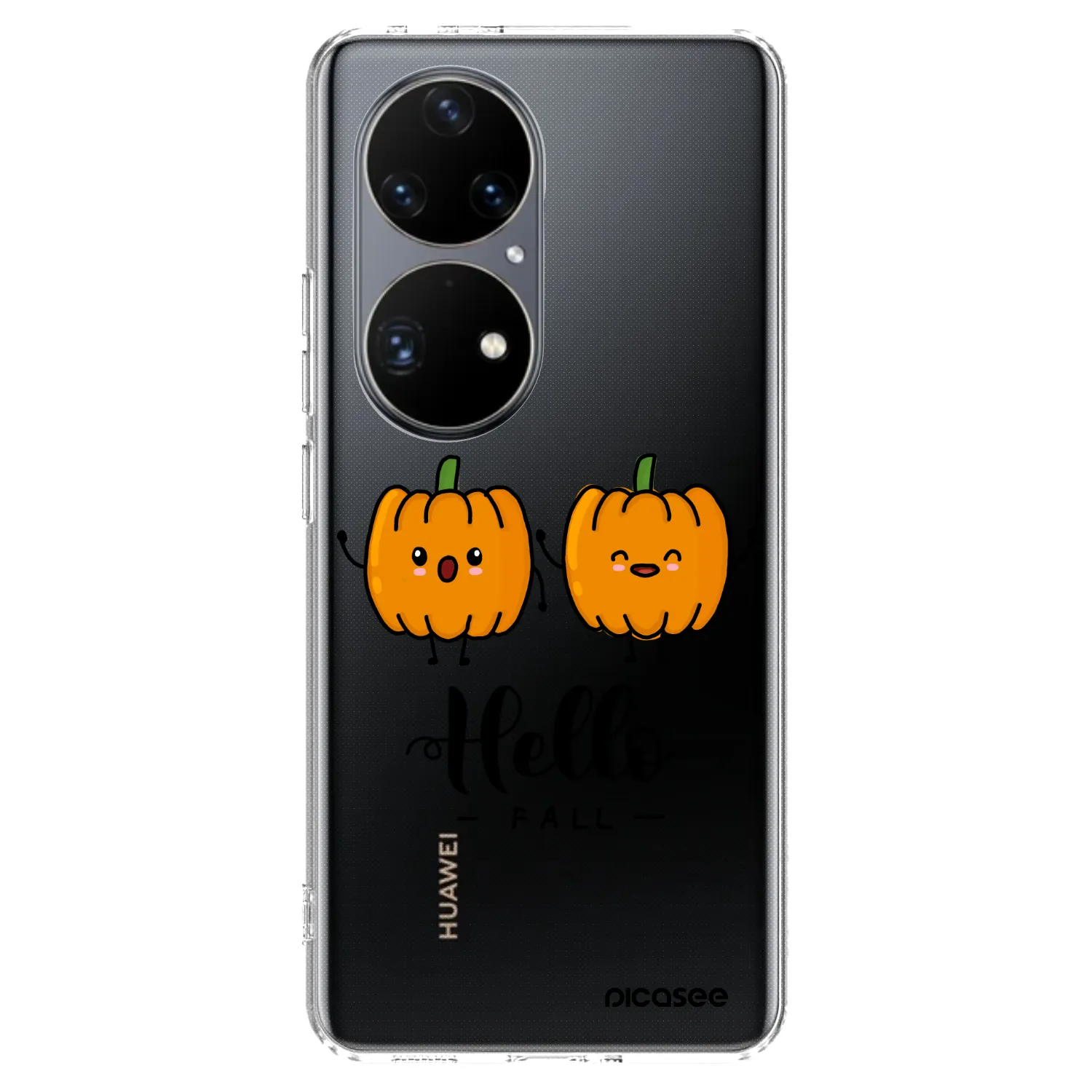 Picasee Huawei P50 Hülle - Transparentes Silikon - Hallo Fall
