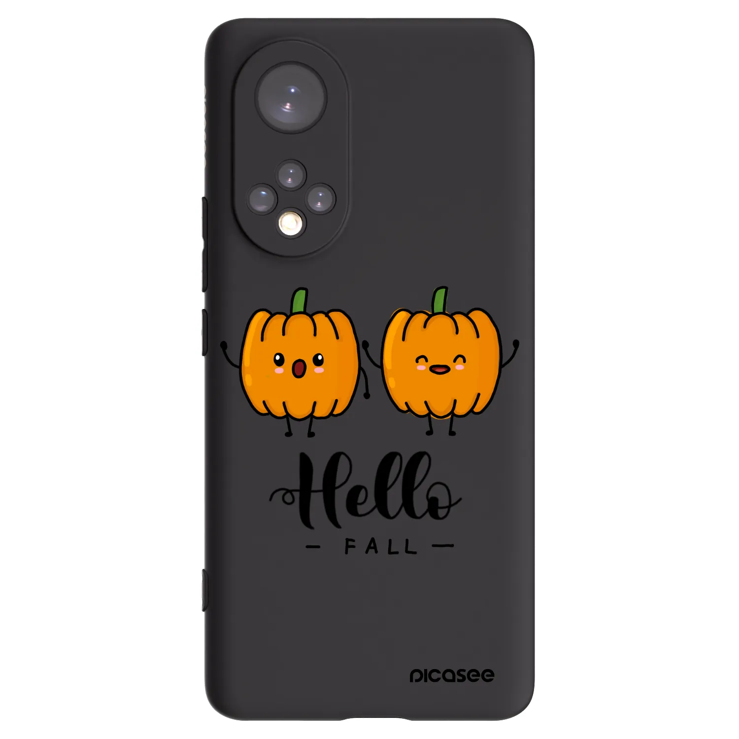 Picasee Huawei Nova 9 Hülle - Schwarzes Silikon - Hallo Fall