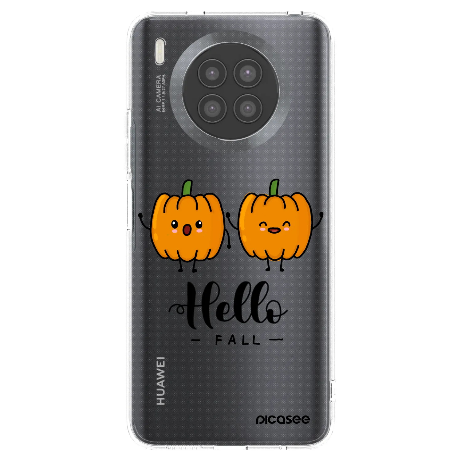 Picasee Huawei Nova 8i Hülle - Transparentes Silikon - Hallo Fall