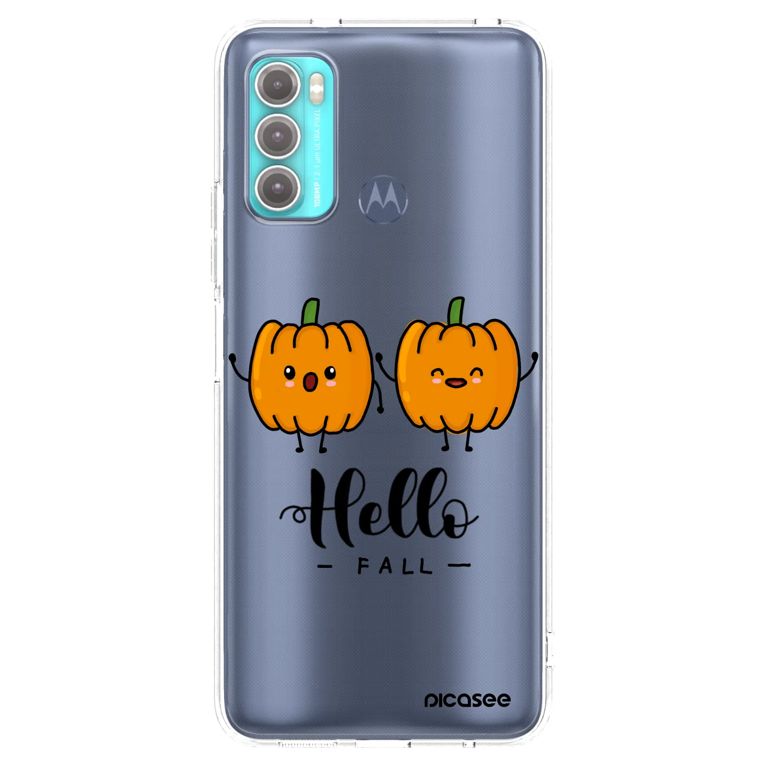 Picasee Motorola Moto G60 Hülle - Transparentes Silikon - Hallo Fall