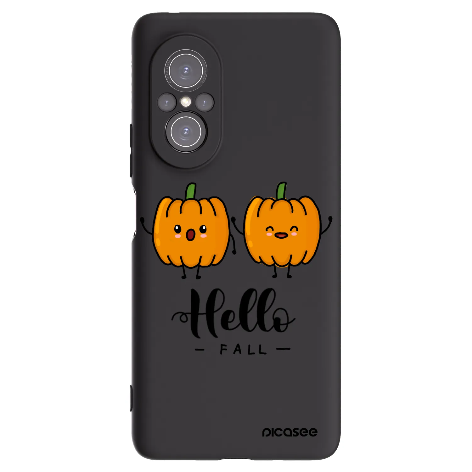 Picasee Huawei Nova 9 SE Hülle - Schwarzes Silikon - Hallo Fall