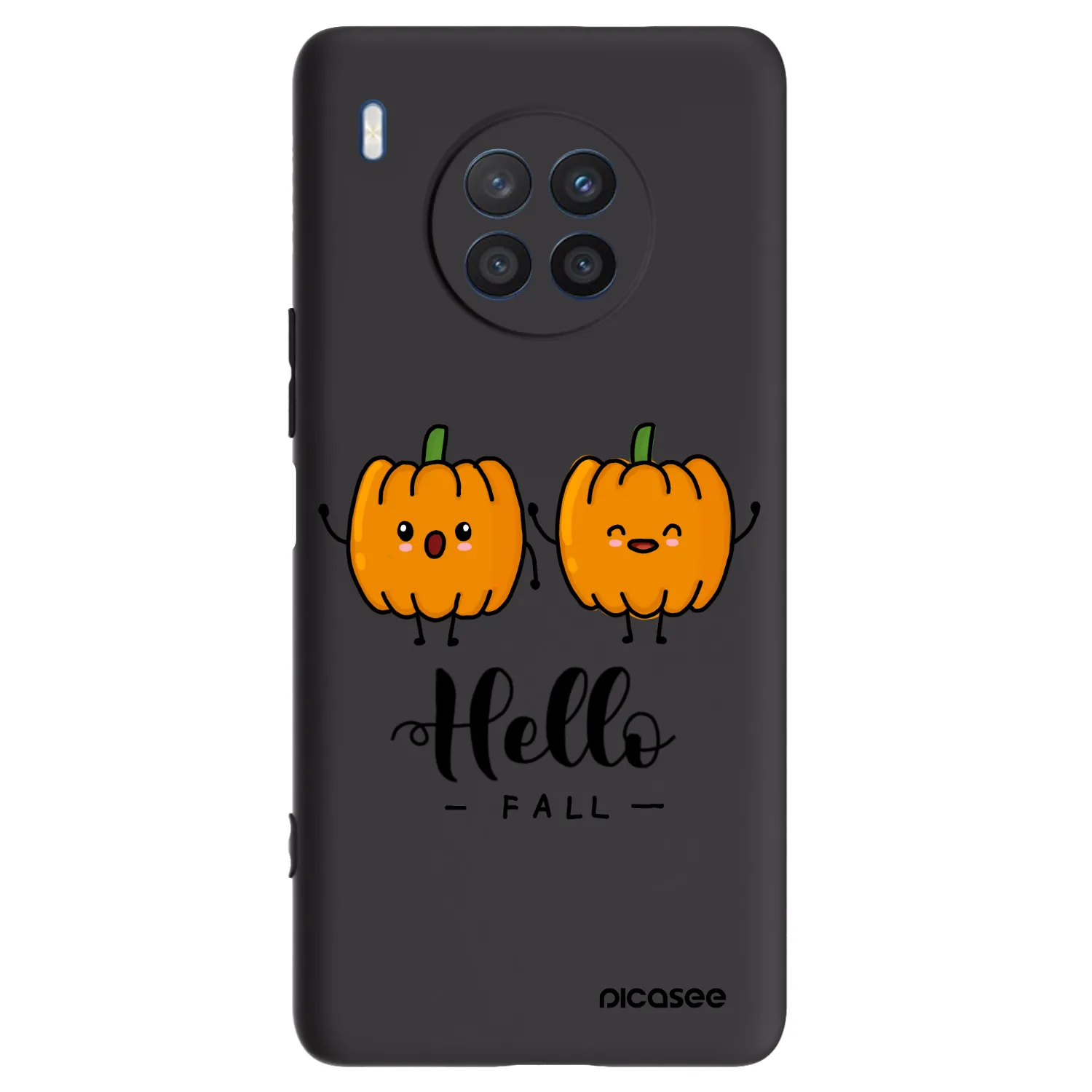 Picasee Honor 50 Lite Hülle - Schwarzes Silikon - Hallo Fall