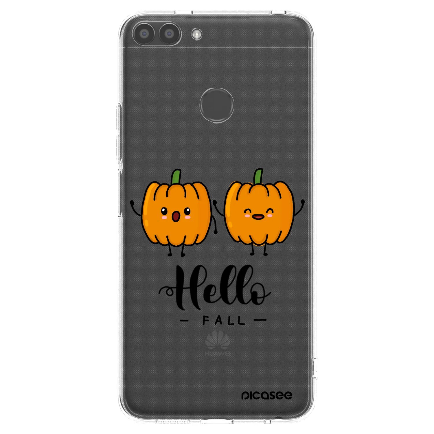 Picasee Huawei P Smart Hülle - Transparentes Silikon - Hallo Fall