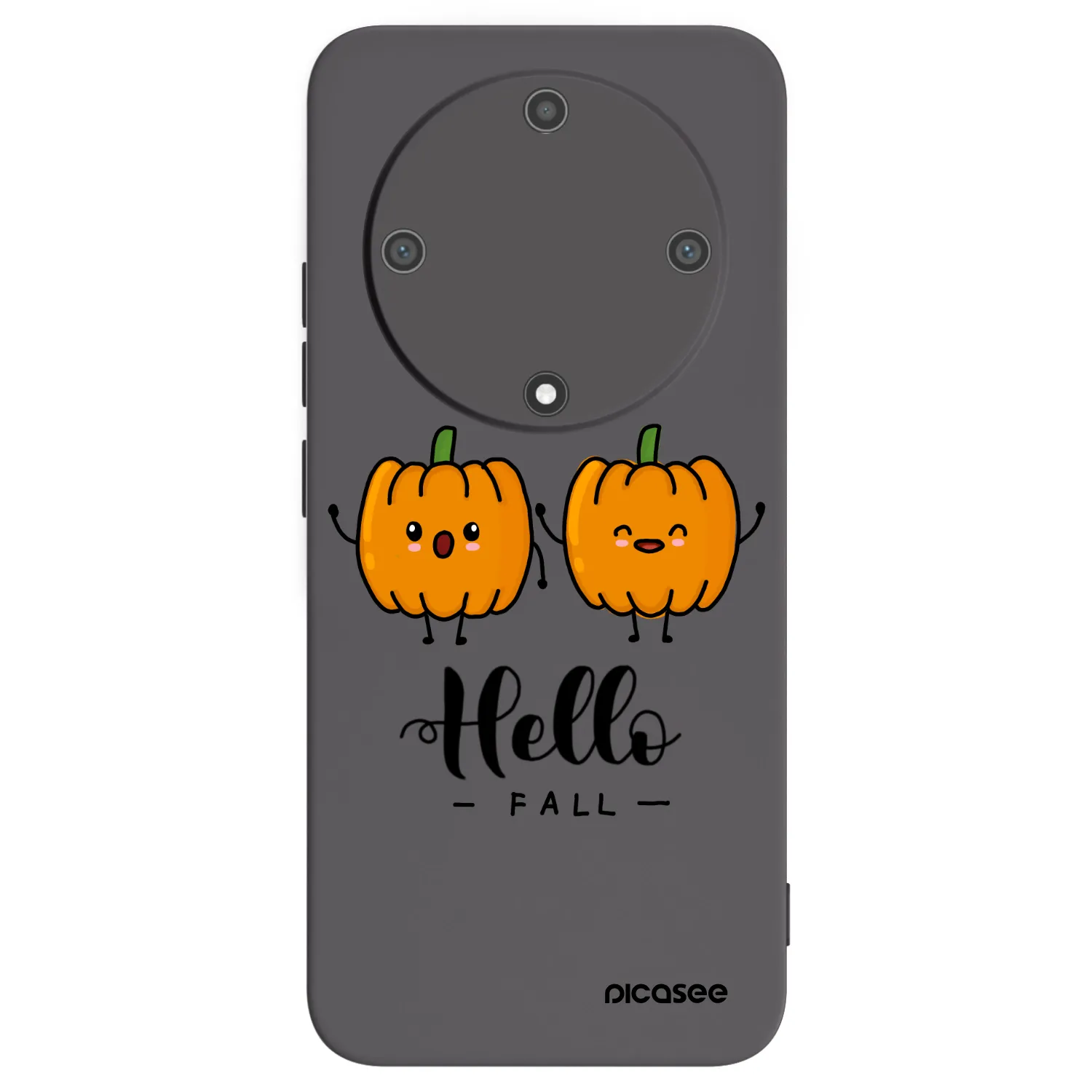 Picasee Honor Magic5 Lite 5G Hülle - Schwarzes Silikon - Hallo Fall