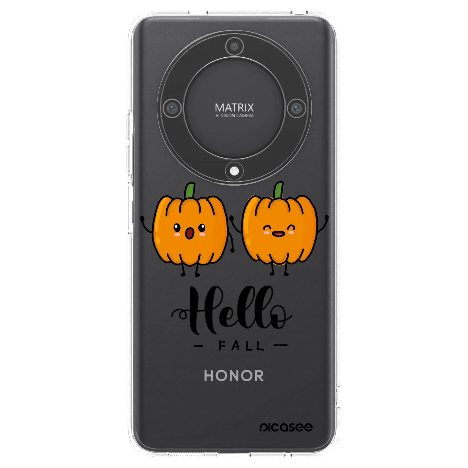 Picasee Honor Magic5 Lite 5G Hülle - Transparentes Silikon - Hallo Fall