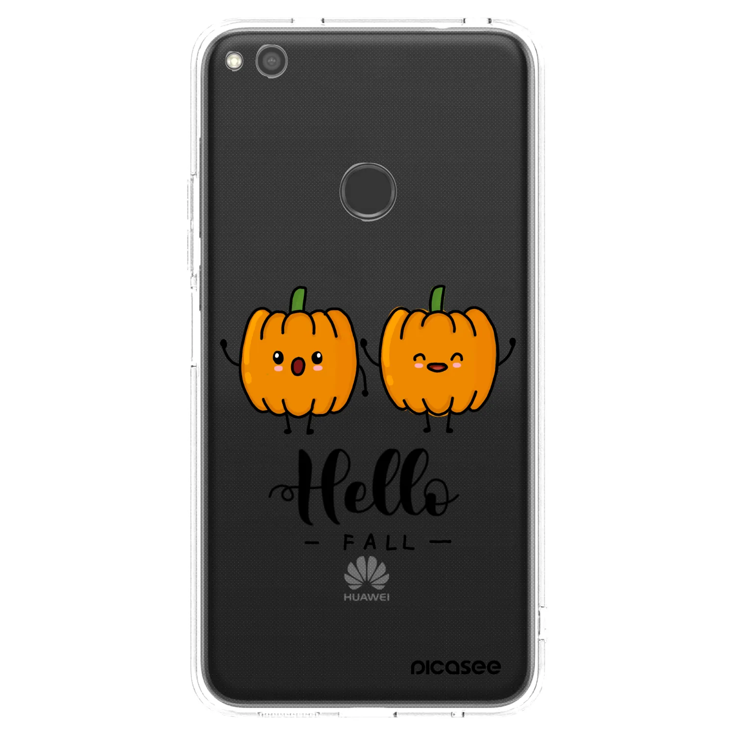 Picasee Huawei P9 Lite 2017 Hülle - Transparentes Silikon - Hallo Fall